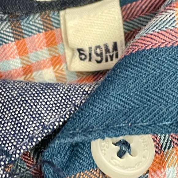 Ben Sherman • plaid onesie and utility pants Outfit • 6-9 months - Picture 7 of 12